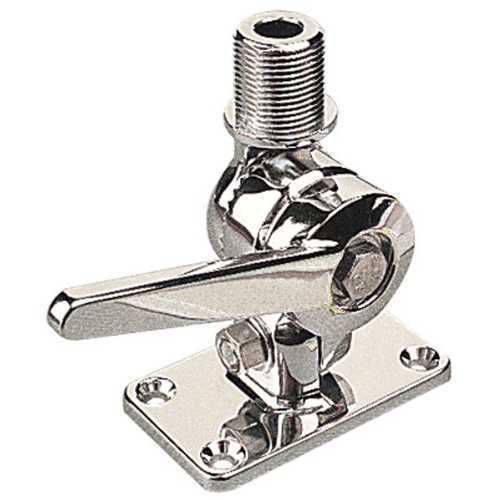 Sea-dog zinc chrome plated antenna mount base