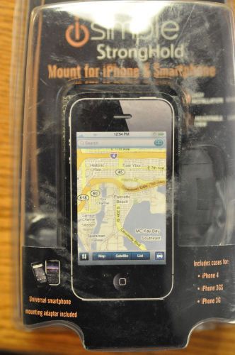Simple stronghold universal phone mount iphone 3 4 4s &amp; others issh72 fast ship!