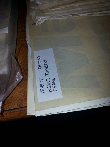 Mastercraft transom  decal - pearl 26&#034;