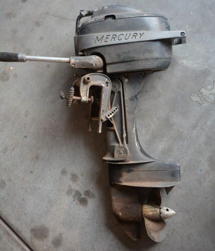 1956 kiekhaefer hurricane mercury electric mark 25e outboard motor  20hp