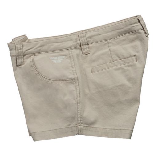 Fly racing mx-quisite womens casual shorts khaki