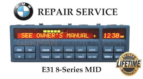 Bmw e31 multi information display mid obc 840ci 850csi - pixel repair service