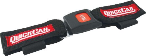 Quickcar racing products black sternum strap p/n 58-023