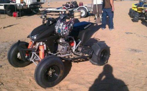 Pro armor racing atv front bumper - honda trx450 04-05 trx 450 flat black