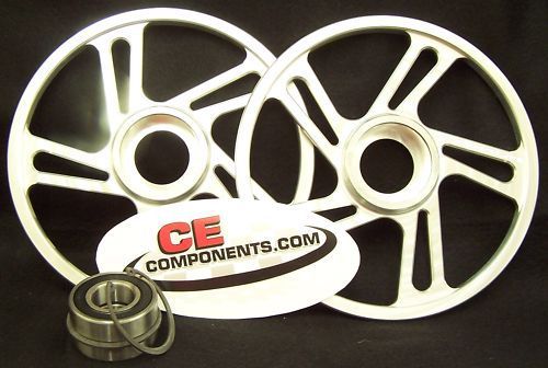 8" billet idler wheels  skidoo / actic cat /polaris / yamaha snowmobiles