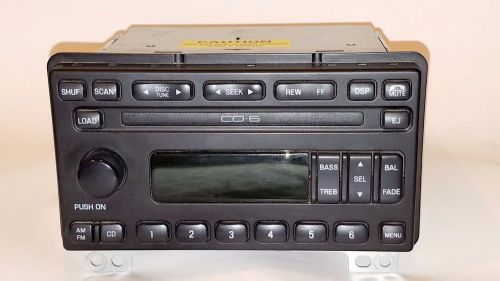 2001-2004 ford mustang 6 cd changer 3r3t-18a965-ad oem factory stereo