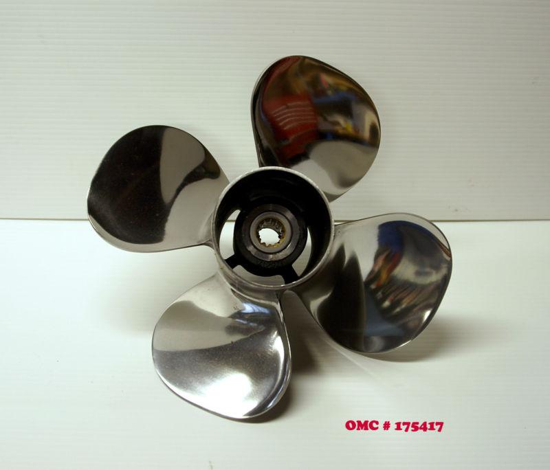 Omc stainless shooter prop part@ 175417  