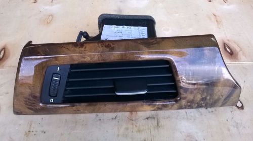 Bmw e90 e91 3 series left driver dashboard ac vent grille w/ poplar woodgrain