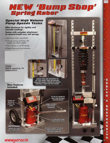 Longacre racing electronic bump stop coil spring tester,5000 lb capacity,73508 -