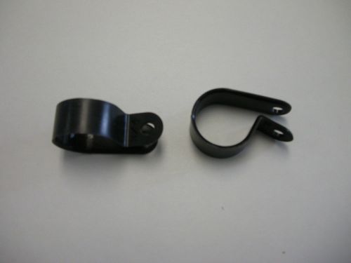 Black nylon clamp c clamp 3/4&#034; cable clamp (package of 20)