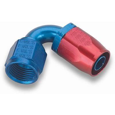 Earl's performance auto-fit hose end -4 an non-swivel female 120 degree