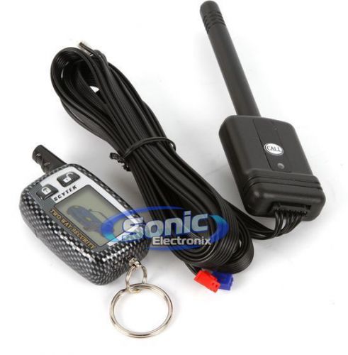 Scytek gxy-2w-1 2-way upgrade kit w/ one carbon fiber 2-way lcd transmitter