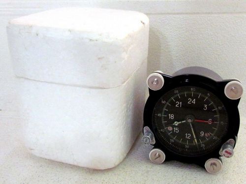 129-chs molnia molnija vintage ussr russian air force mig helicopter panel clock