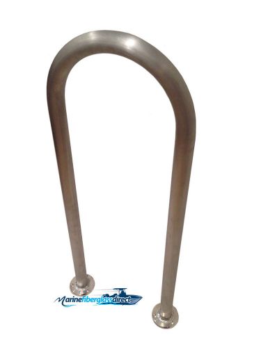 36" aluminum handrail handle -grab bar-marine docks, decks, boats, pool, hot tub