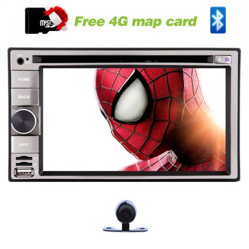 Car radio gps navigator 6.2 inch hd touch screen stereo dvd player+backup camera
