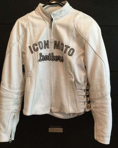 Women's icon moto motorcycle jacket, bombshell large