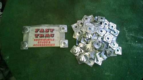 Snowmobile nos fast trac 5/16&#034; x 1.125&#034; square steel stud washers 100 count