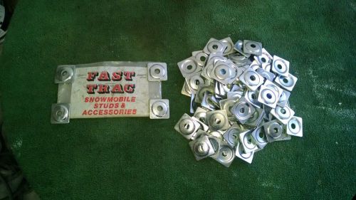 Snowmobile nos fast trac 5/16" x 1.125" square steel stud washers 100 count