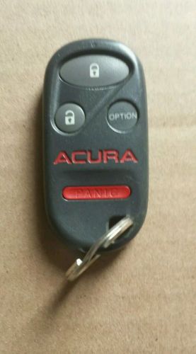 Oem 1997 thru 1999 acura cl keyless remote keyless remote entry, key fob alarm.