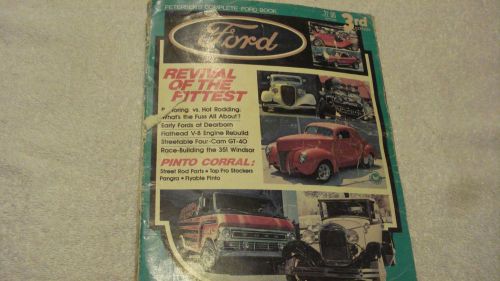 Petersen's complete ford book- 3rd edition from 1973 gt-40, flathead v8, indy