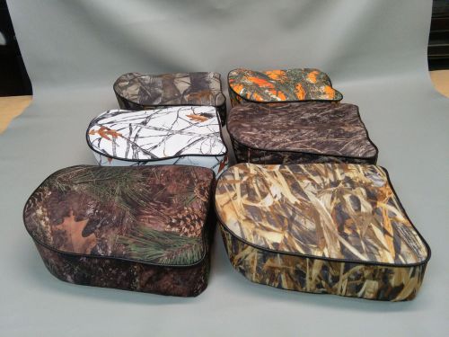 Universal custom boat seat (pedestal seat as shown) bolt on 7 camo options (w)