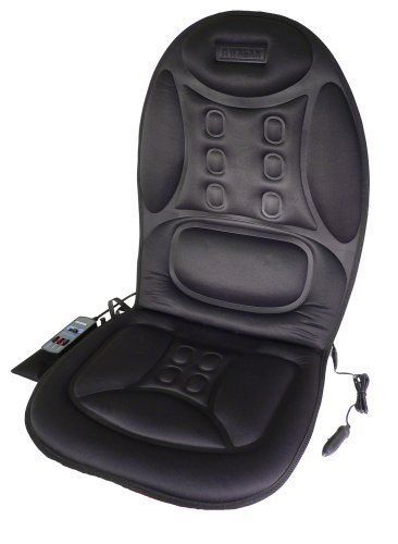 Black wagon 12v body benefits massage magnetic cushion car truck seat confort