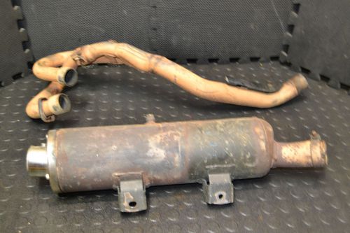 01 02 03 04 05 yamaha raptor 660 exhaust pipe pipes muffler oem stock yfm660 q46