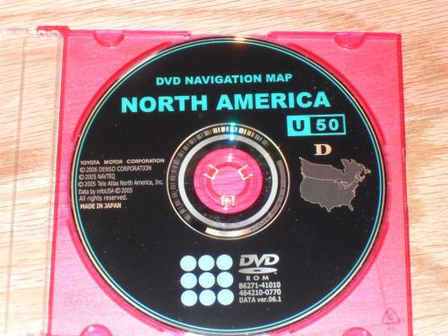 2007 2008 2009 toyota avalon navigation disc dvd cd gps map u50