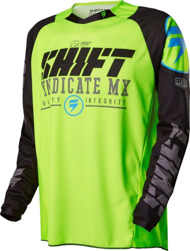 Shift mx racing adult 2016 strike jersey motocross atv off road mtb shirt men's