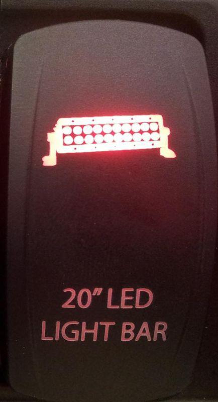 Can am maverick can am commander  20' dual row led bar backlit switch 