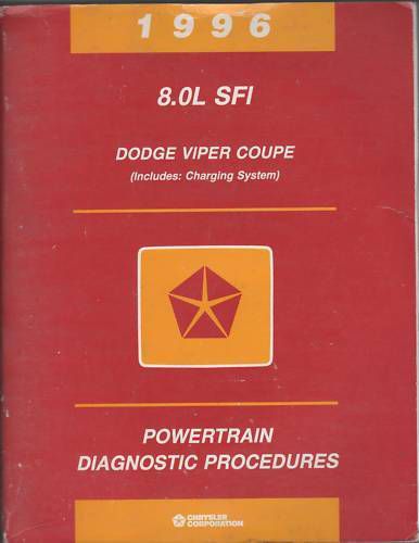 1996 chrysler viper powertrain diagnostic procedures
