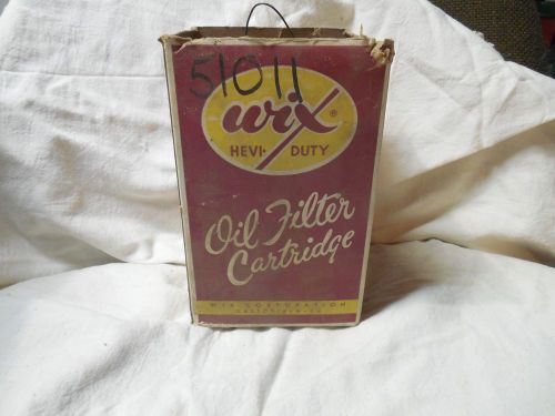 Vintage nos wix hevi-duty oil filter cartridge cw-11-dg nib