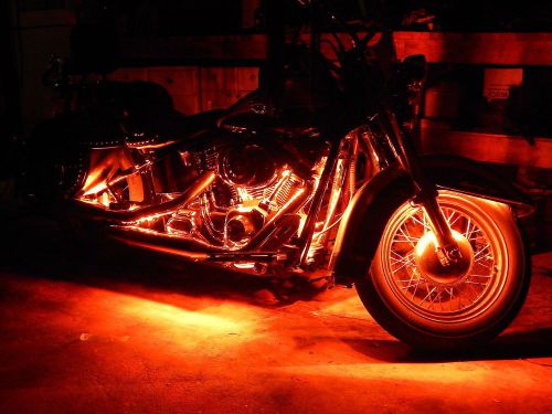 10pc 18 color 5050smd led wireless bandit 1250s motorcycle led neon lighting kit