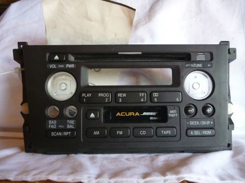 99-01 acura tl radio cd cassette face plate panel 39101-s0k-a110 oem