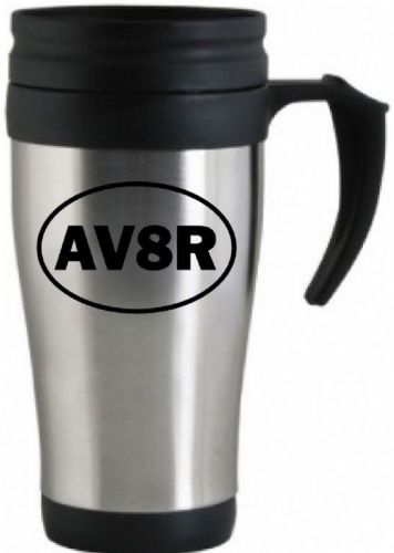 Aviation travel mug-pilot supplies "av8r"
