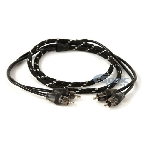 New rockford fosgate rfit-3 3 feet premium ofc dual twist rca signal cable