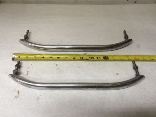 Polished stainless steel  16" inch boat grab rail handle pair