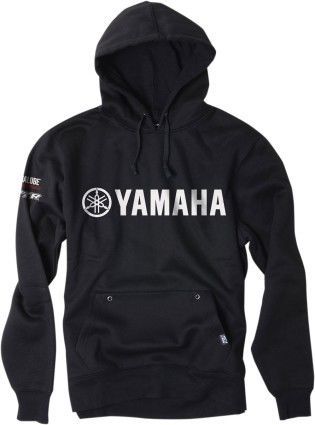 Factory effex yamaha mens pullover hoodie black/white