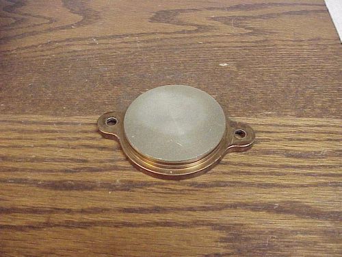 Billet aluminum rear camshaft cover for sb 2.2 bowtie block nascar arca c4