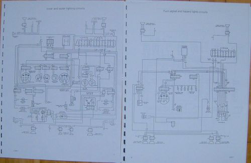 Ferrari 1981-82 308 gtsi-gtbi wiring diagram on paper free shipping