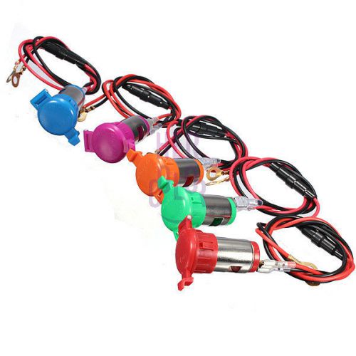 12v-24v car motorcycle tractor cigarette lighter power socket plug outlet hjh-09