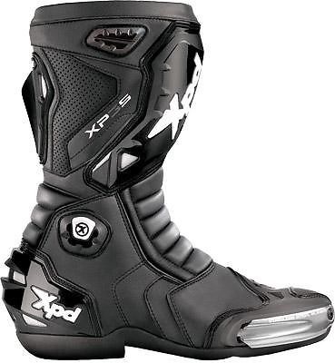 Spidi mens xp-3 motorcycle boots black 9