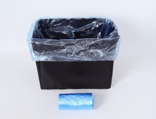 Zone tech trash bag garbage car litter bin organizer leakproof adjustable strap