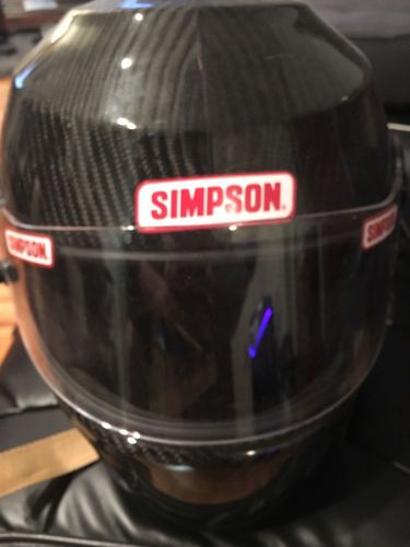 Simpson car race helmet