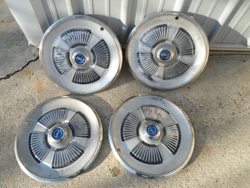 Oem original 1965 ford galaxie 500 hub caps 15&#034; set of 4 wheel covers ltd rod