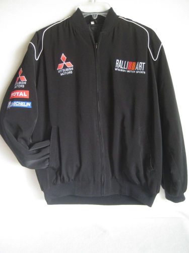Mitsubishi motors motor sports rally art michelin tires total racing jacket