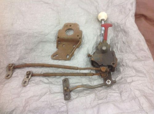 Hurst super shifter with rods &amp; mounting plate bolts muncie 4 speed
