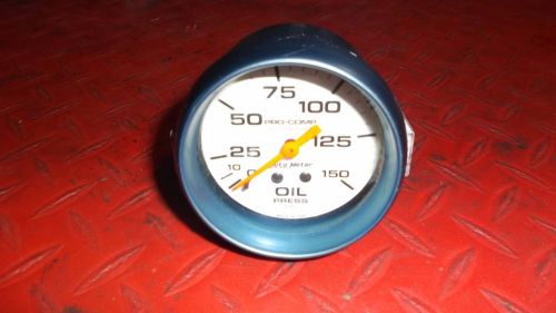 Sprint car race car auto meter pro comp gid oil pressure gauge