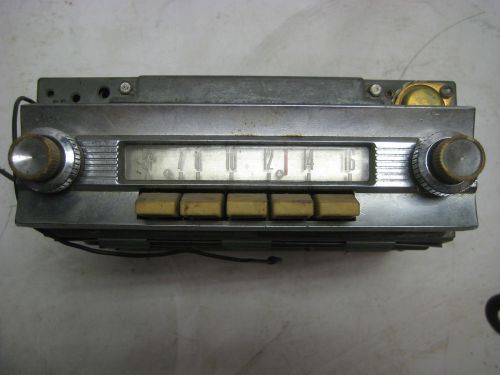 Original late 50&#039;s ford radio am chrome hot rat rod 94mf