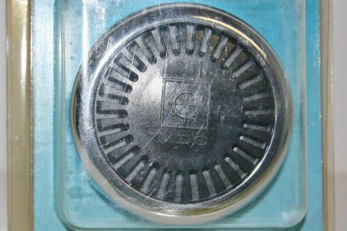 New vdo v404101 chrome round acoustical warning alarm horn gauge sea ray skiboat